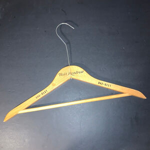 Holt Renfrew Brown Wood Hanger One Size